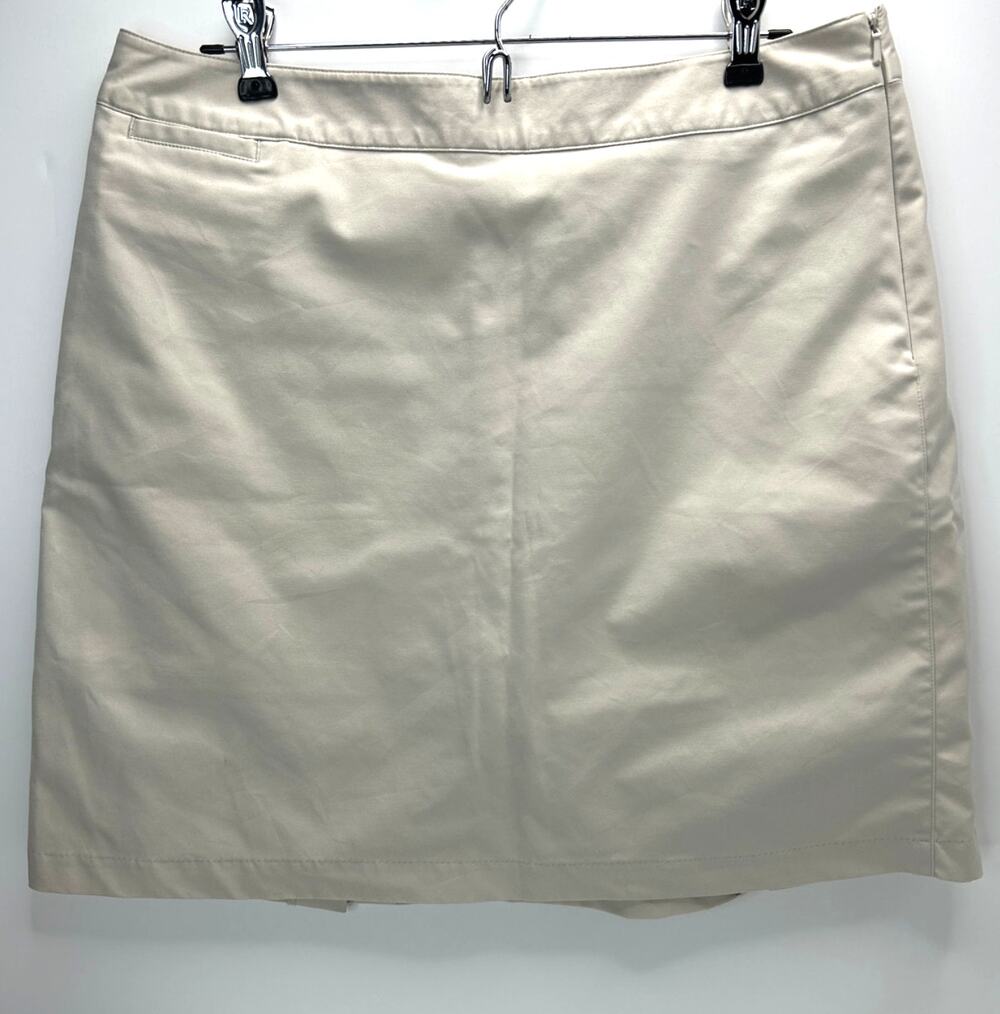 Adidas Activewear Clima Cool Golf Skort Biege Women's 10 Shorts Athleisure